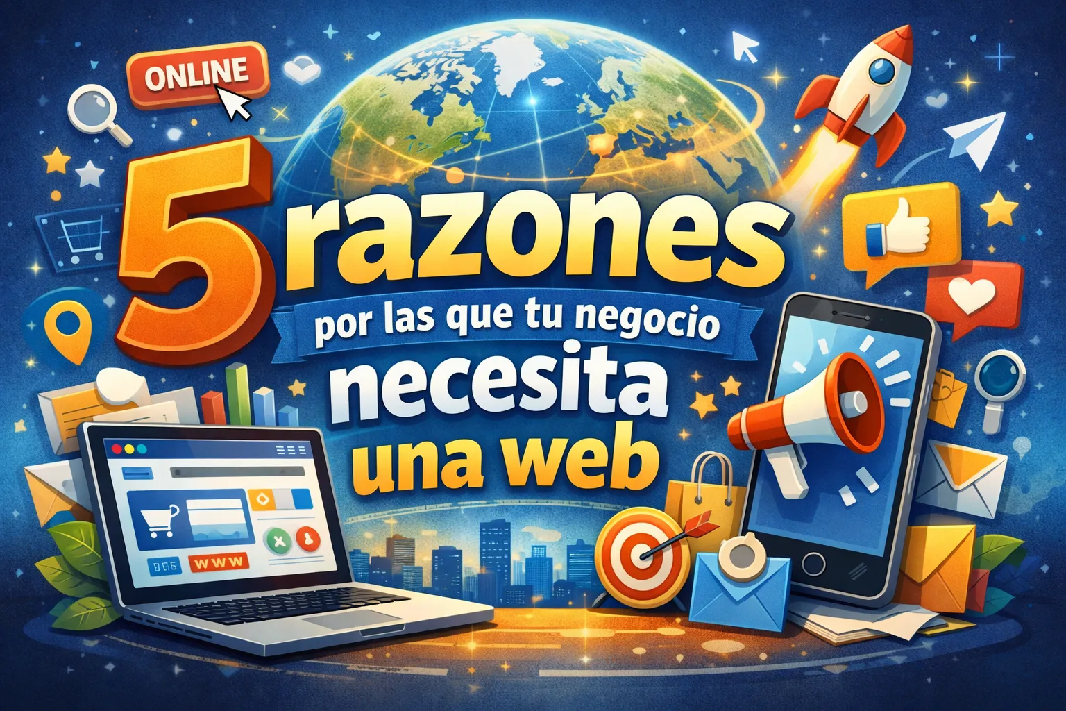 5 razones por las que tu negocio necesita una web